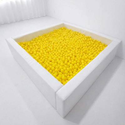 Шарики для сухого бассейна 7,5 см, жёлтые — для детских игровых зон, 490 штук