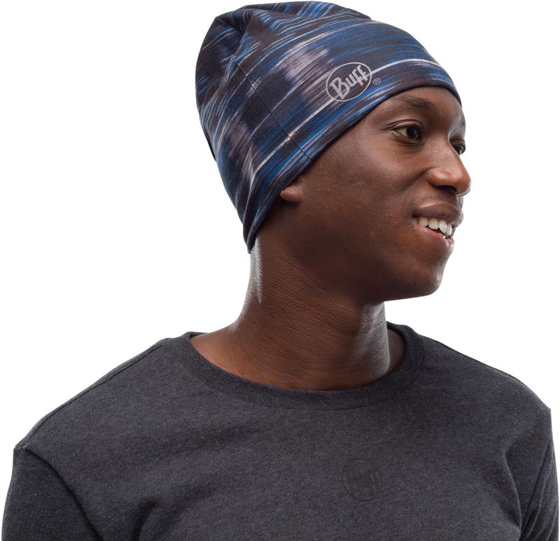 Тонкая флисовая шапочка Buff Hat Polar Microfiber N-Exclusion Denim Фото 2