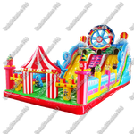 Коммерческий надувной батут "Парк развлечений", размер 13*7*6 м