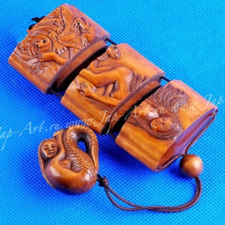 Инро Красавица и русалка