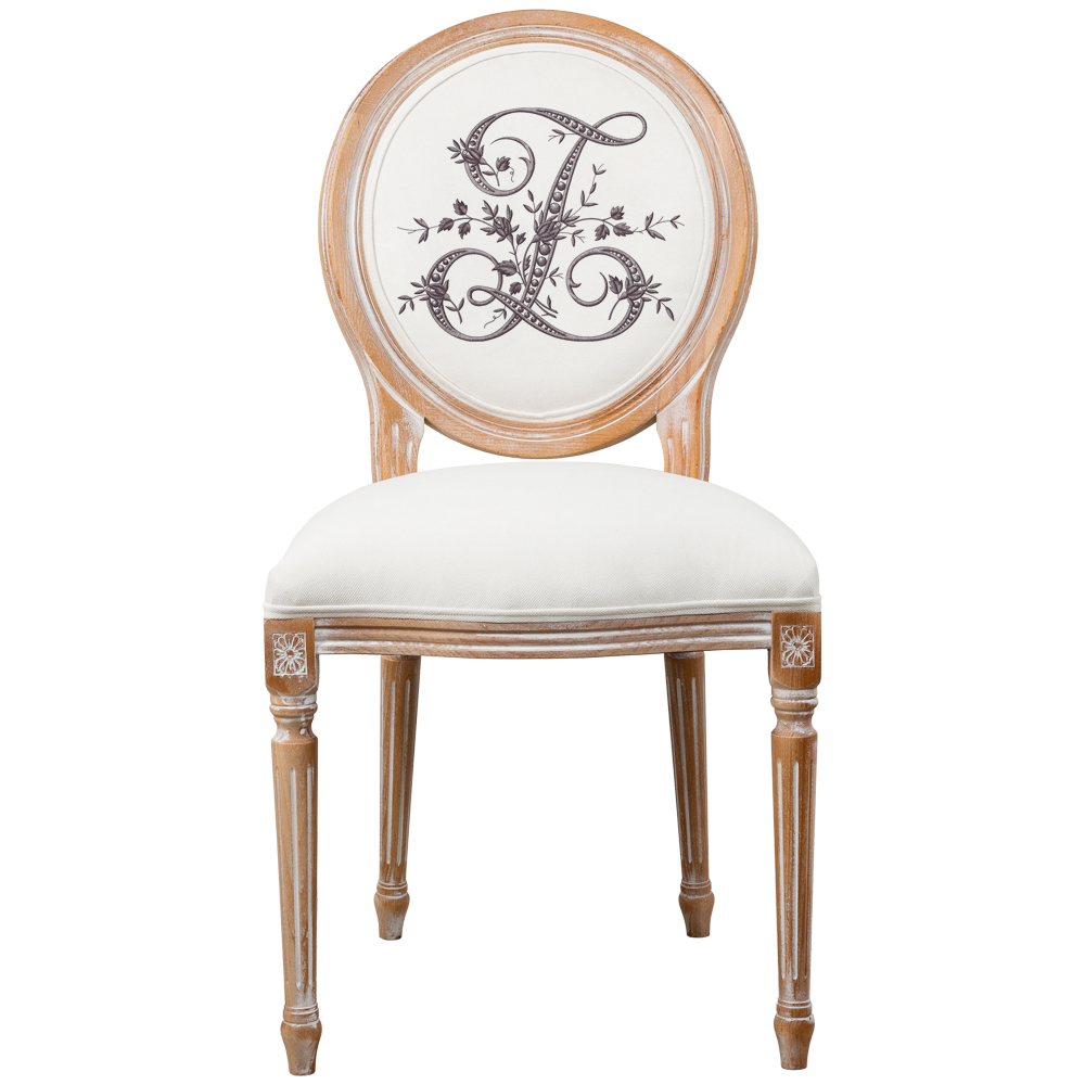 Стул Объект мечты Монограмма буквы Z