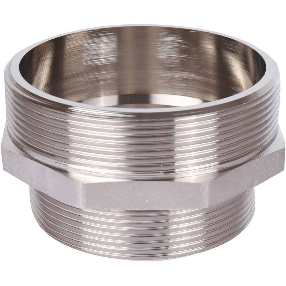 Ниппель STOUT переходной никелированный 3"x2 1/2" НР/НР