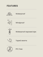 Комбинезон непромокаемый с капюшоном для мальчика Next N02-240, Темно-синий