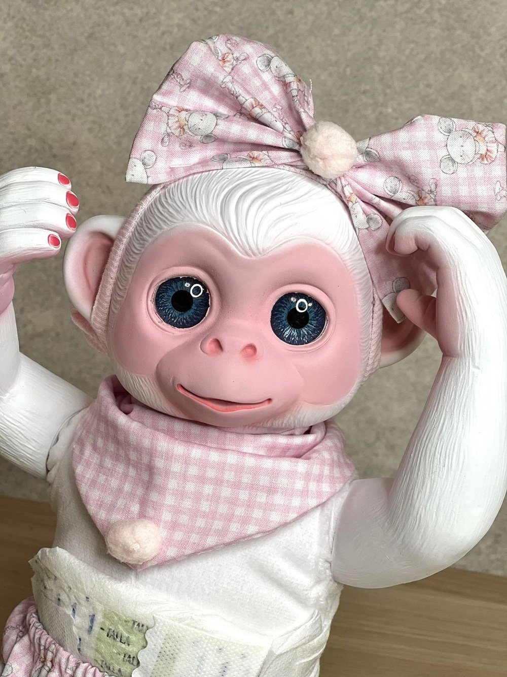 Игрушка мягконабивная 35см AniReal Обезьянка (60170)