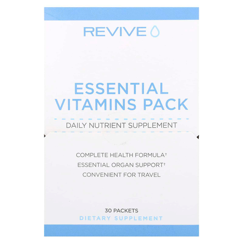 Revive, Essential Vitamins Pack, 30 пакетиков