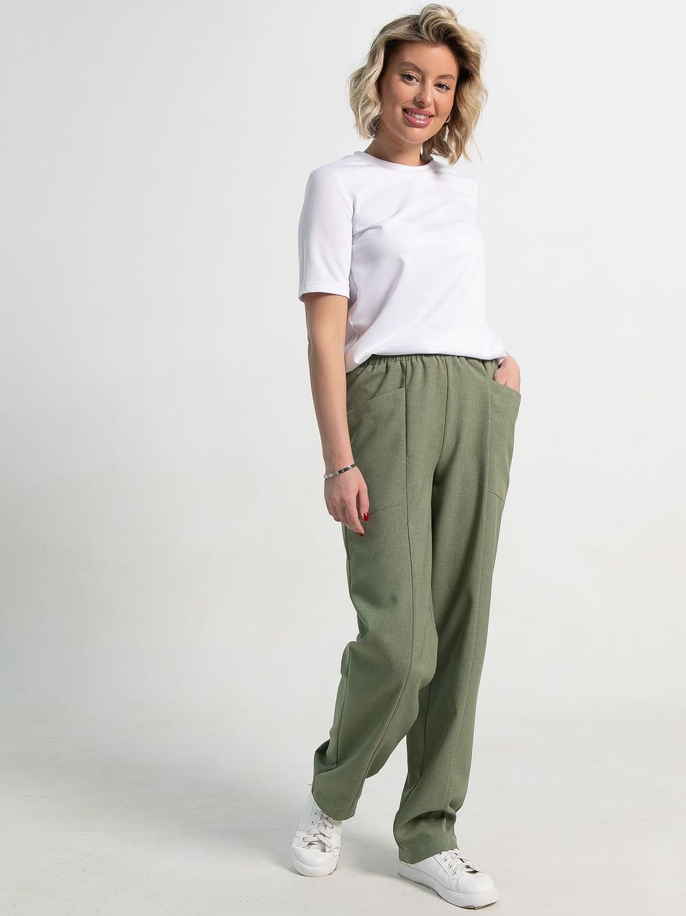 Брюки Кения (оливка) Б15256-19М LT Collection