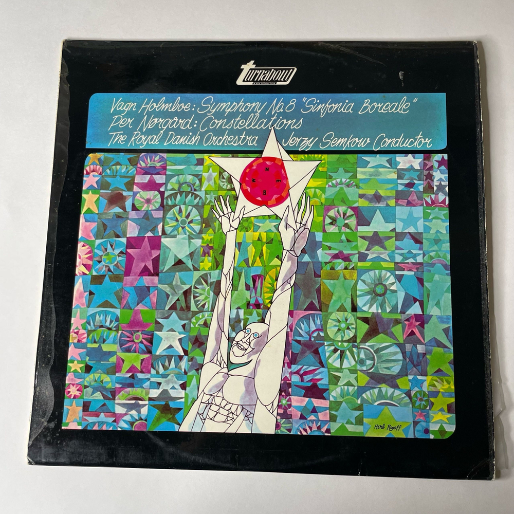 Винтажная виниловая пластинка Vagn Holmboe, Per Norgard, The Royal Danish Orchestra, Jerzy Semkow Symphony No. 8 Sinfonia Boreale, Constellations (Англия 1969)