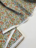 Хлопок Liberty белый с цветочным принтом Tana Lawn™ Cotton - Floral Rebellion