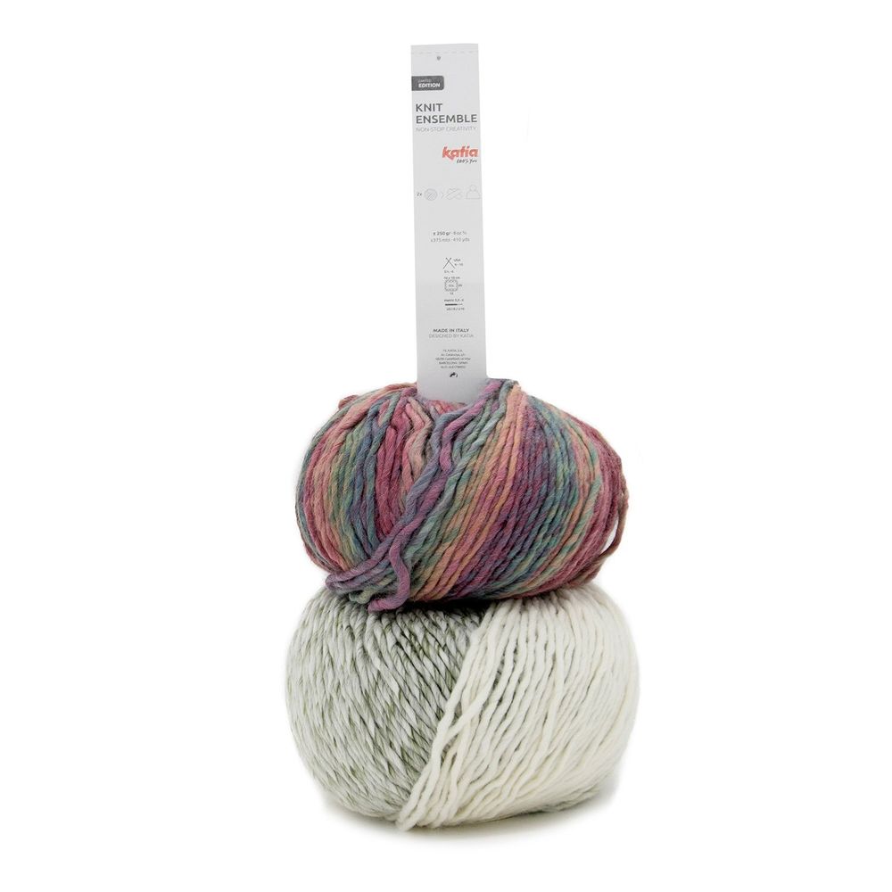 Пряжа Katia Knit Ensemble 55% меринос, 45% полиамид