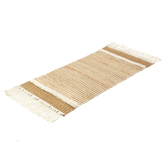 Ковер из джута и шерсти Mumbai из коллекции Ethnic, 70x160см