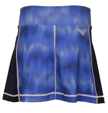 Теннисная юбка EA7 Tennis Pro Freestyle - armani blue/fancy