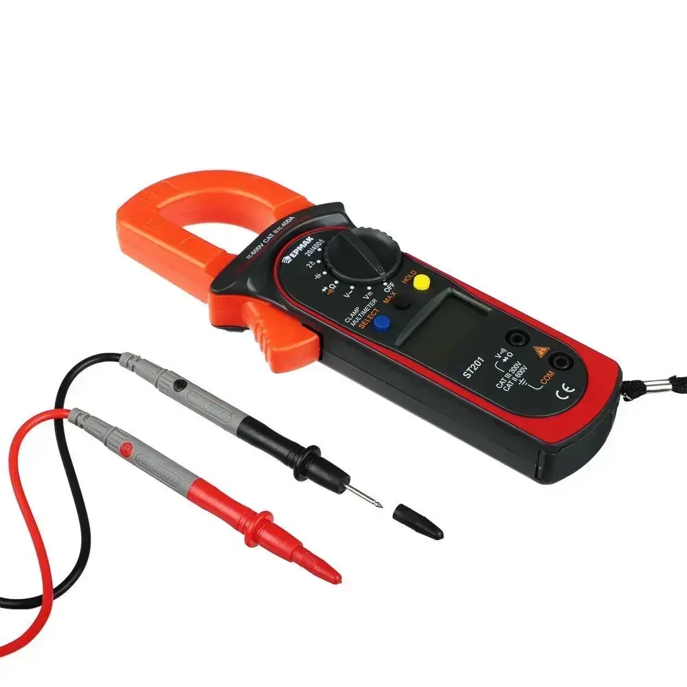 Клещи токоизмерительные ЕРМАК с мультиметром в мягком кейсе