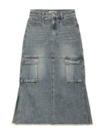 Юбка Vintage Cargo Denim Long Skirt