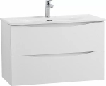Тумба с раковиной BelBagno MARINO-CER-MINI-700-2C-SO-BL-P Bianco Lucido