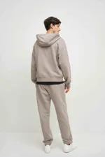 Худи Weme на молнии Оверсайз серый