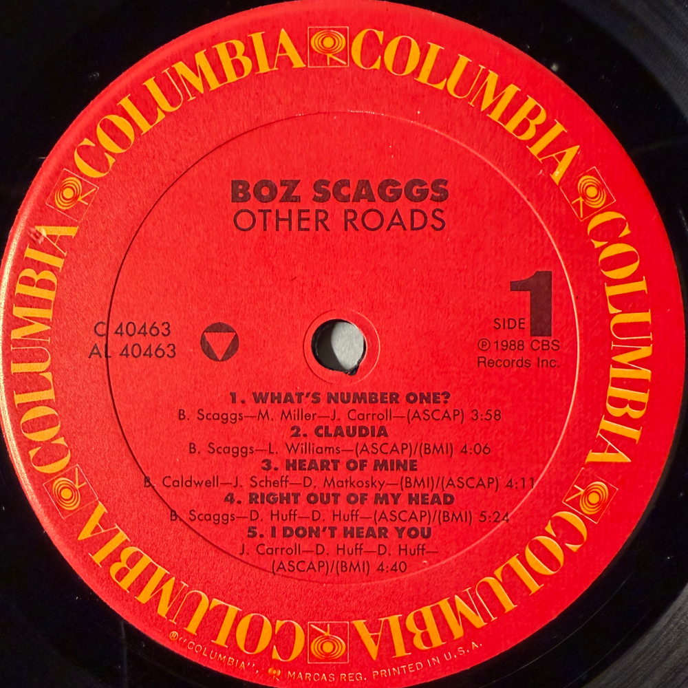 Boz Scaggs – Other Roads (США 1988г.)