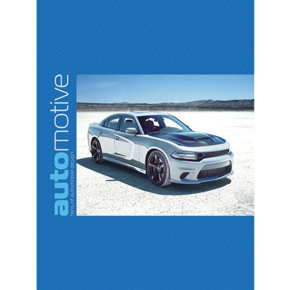 Тетрадь А5, 48 л., HATBER-ECO, скоба, офсет №2 ЭКОНОМ, клетка, обложка картон, "Авто", 48Т5D1