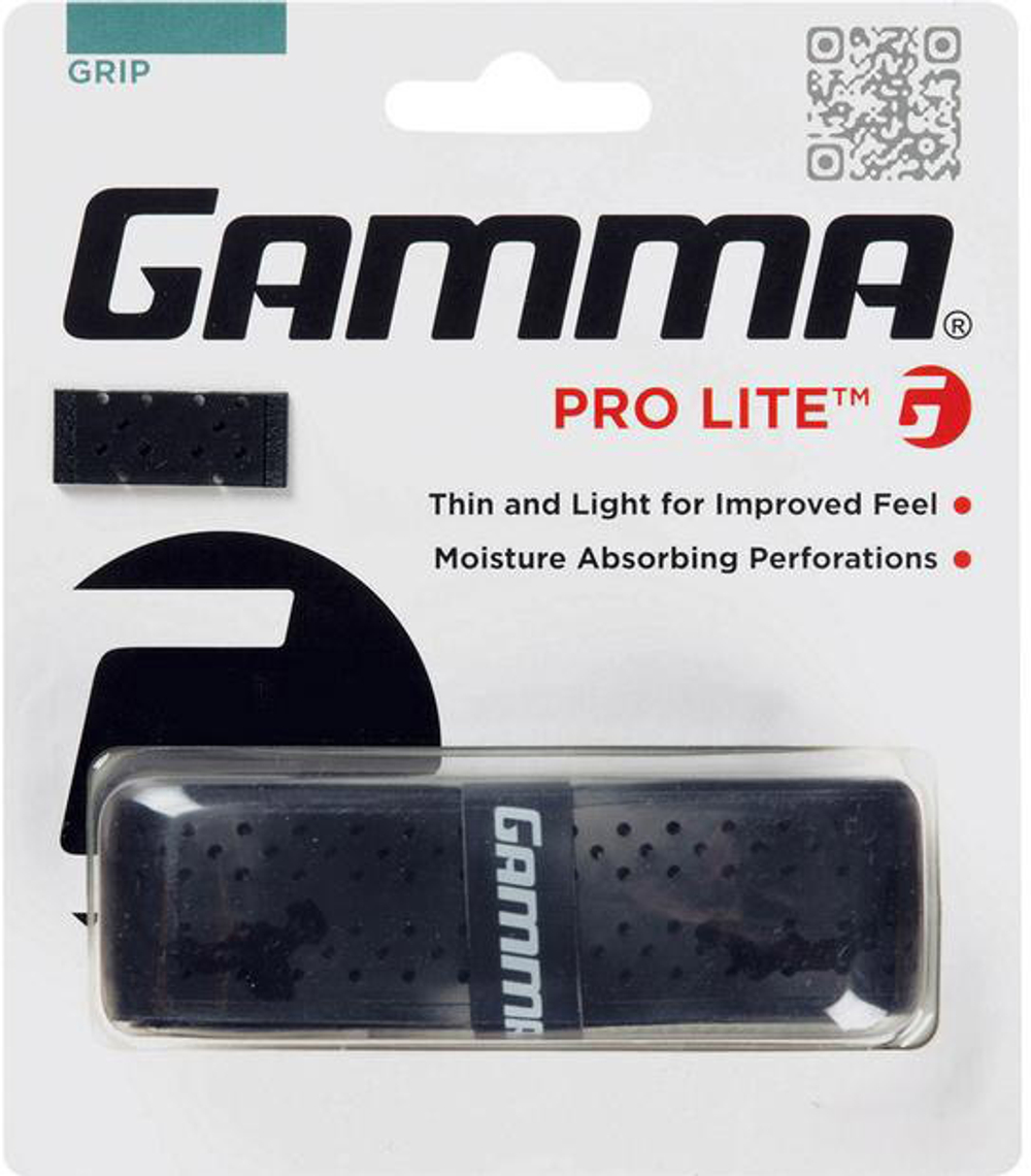 Намотки теннисные базовая Gamma Pro Lite 1P - black