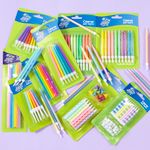 Свечи Яркий микс, 0,5*10 см, 12 шт.