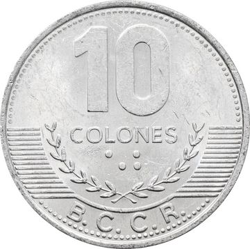 10 колонов 2016 Коста-Рика