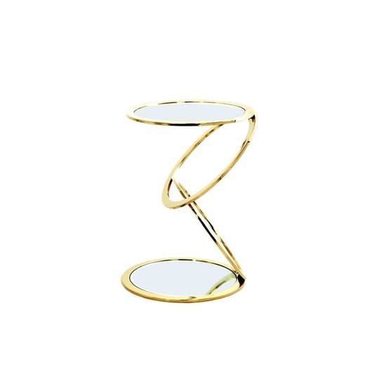 Столик приставной Aros Ø45 золотой