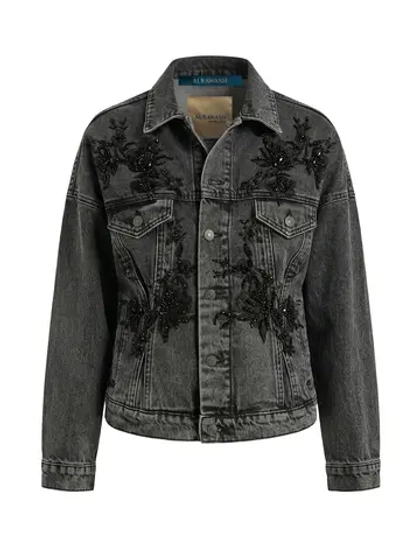Жакет джинсовый АУРА, черный