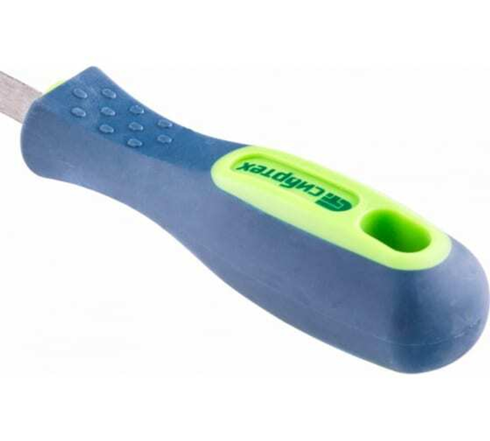 НАПИЛЬНИК 150 ММ ТРЕХГРАННЫЙ ДВУХКОМПОНЕНТНАЯ РУКОЯТКА №2 СИБРТЕХ 16024