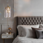 Citilux AXIS CL313413 Бра хрустальное с выключателем Бронза