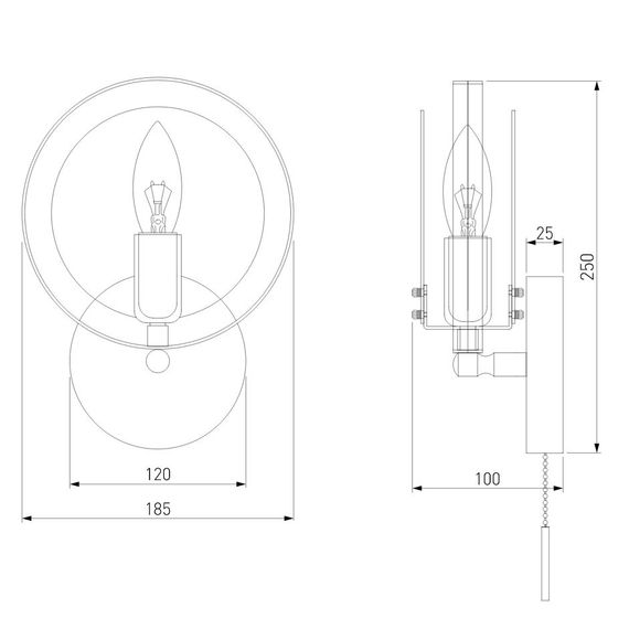 Бра Eurosvet Gallo 70121/1 белый