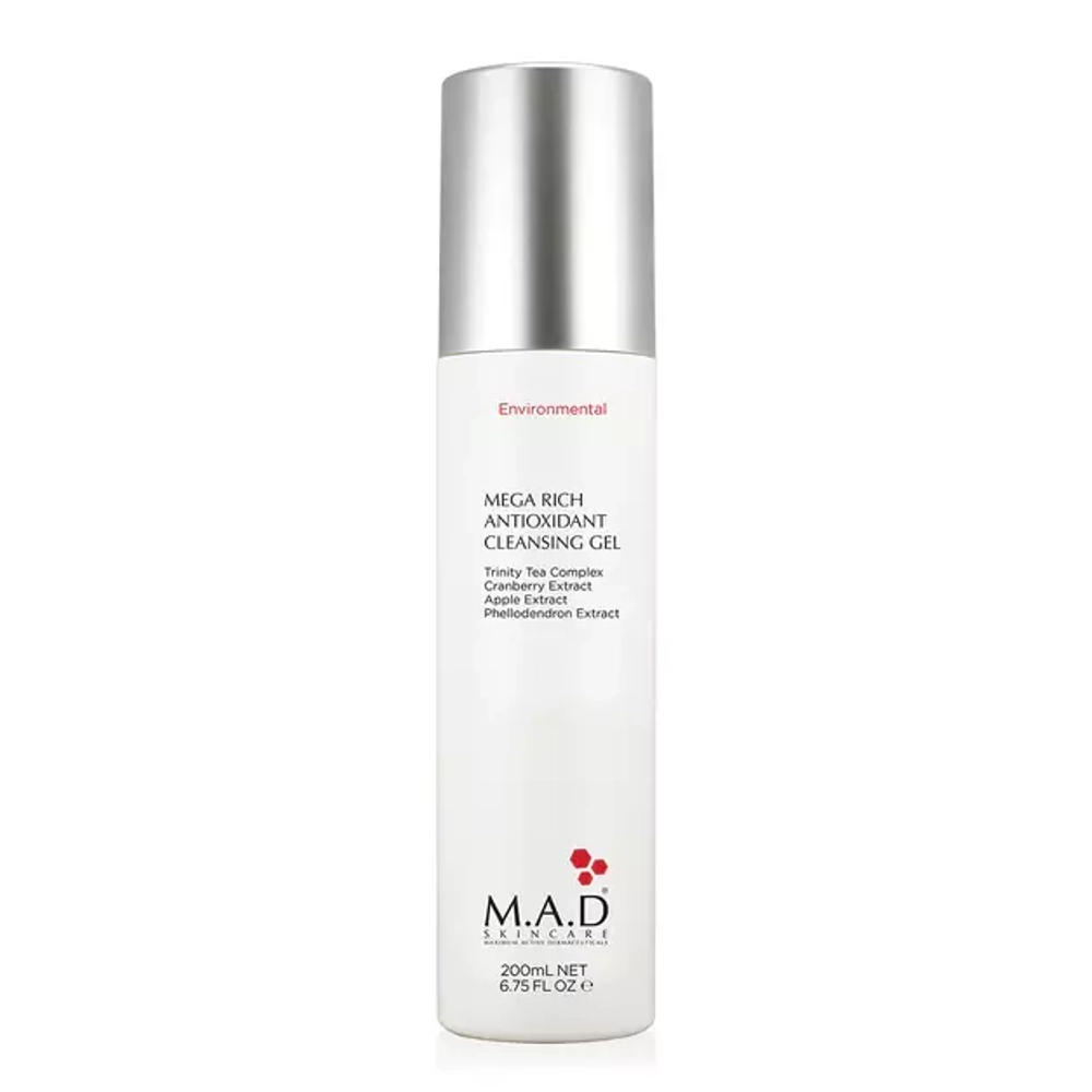 M.A.D Environmental МЕГА БОГАТЫЙ АНТИОКСИДАНТНЫЙ ОЧИЩАЮЩИЙ ГЕЛЬ 200ml
