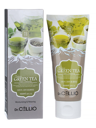 Пенка для умывания с экстрактом зеленого чая DR.CELLIO G70 Nature Green Tea Foam Cleansing 100 мл
