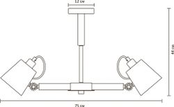 Люстра на штанге Arte Lamp