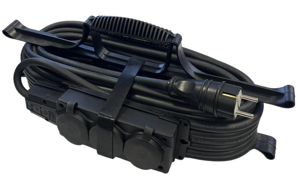 Удлинитель силовой iTOK i-CONNECT-COLOR-SUR-PVS-310-3-54-50-BLACK