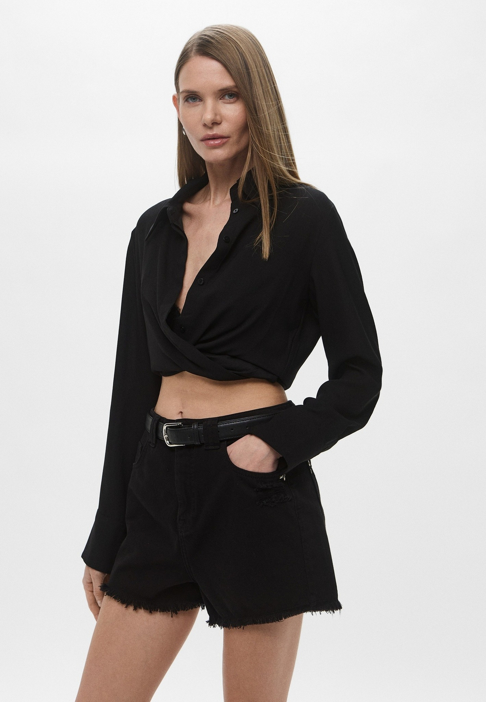 Шорты джинсовые женские PATRIZIA PEPE