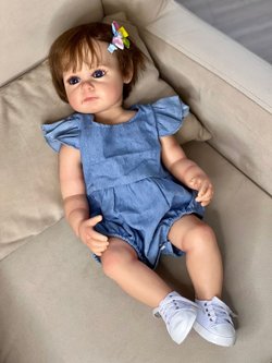 Кукла Реборн виниловая 55см в пакете (FA-039)