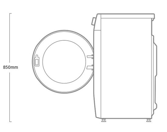 Стиральная машина Samsung WW80AAS20AX
