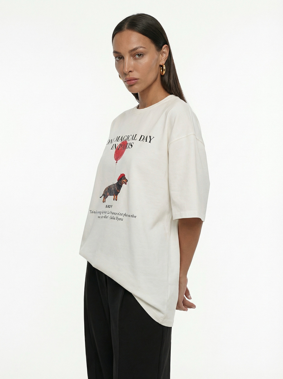 Футболка MADEMOISELLE | Молочный