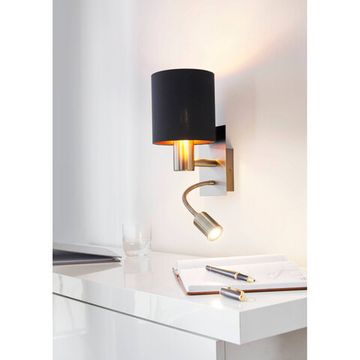 Бра 1*E27+3,5W 3000K 96483 медный/черный PASTERI Eglo