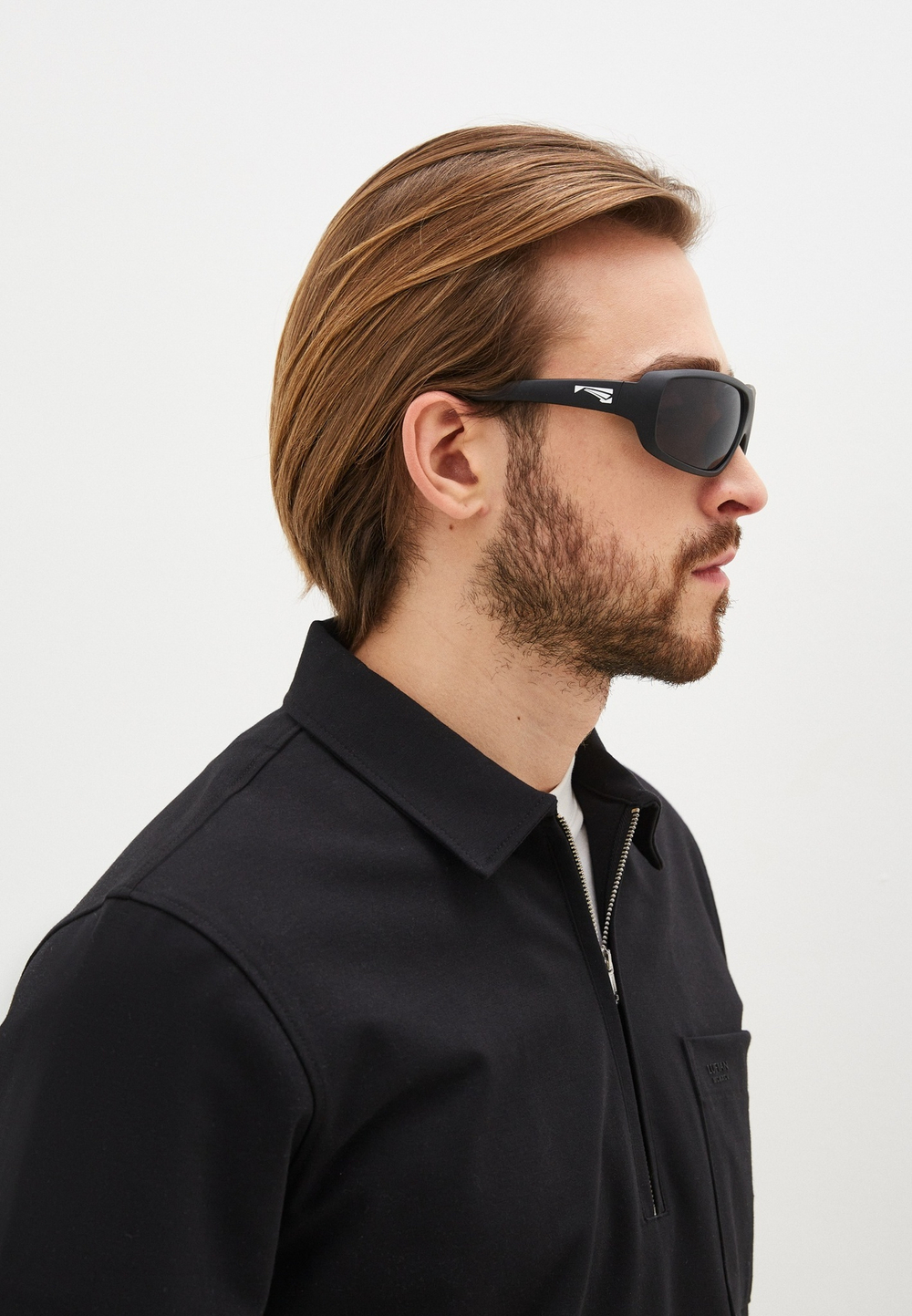 Спортивные очки LiP FLO / Matt Black Mustard / PC / Smoke Lens