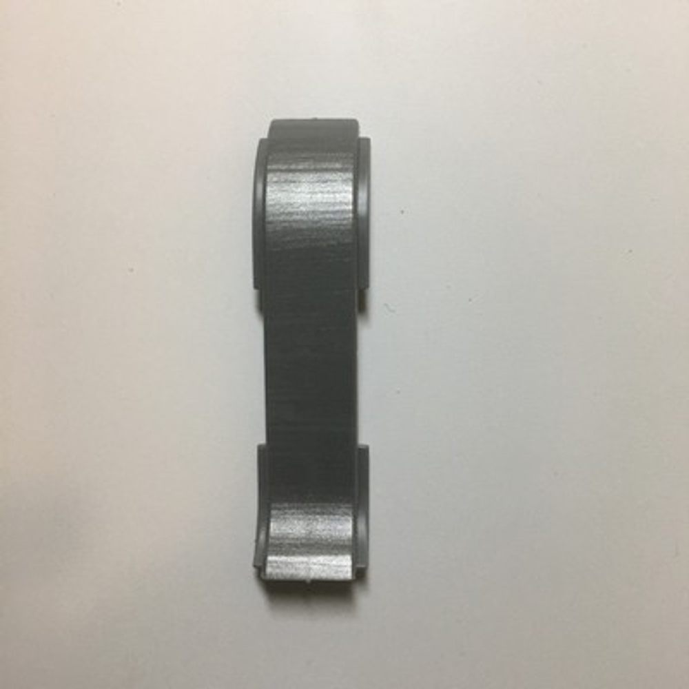 Соединитель к плинтусу "Cezar" 401 Алюм. текст.