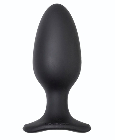 Черная анальная вибропробка HUSH 2 Size L - 12,1 см. (Цвет: черный)