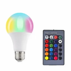 Лампа RGB 10W A60 AC85-265v