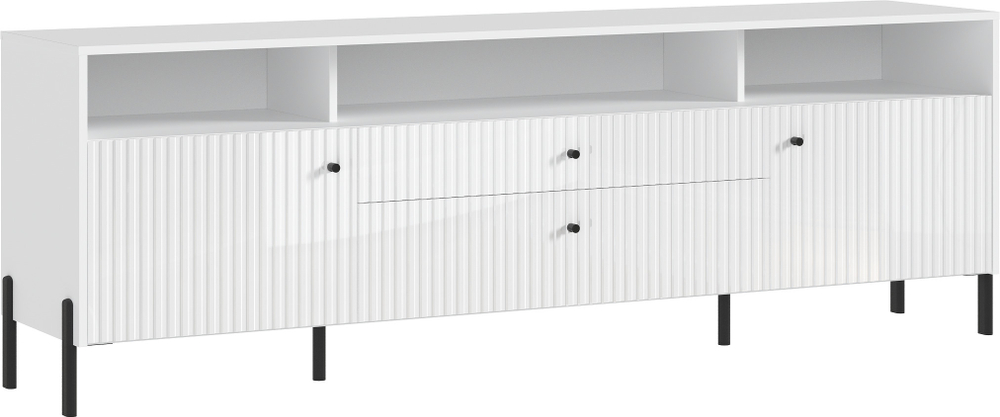 Тумба ТВ Оливия (металл), Белый, Белый Глянец