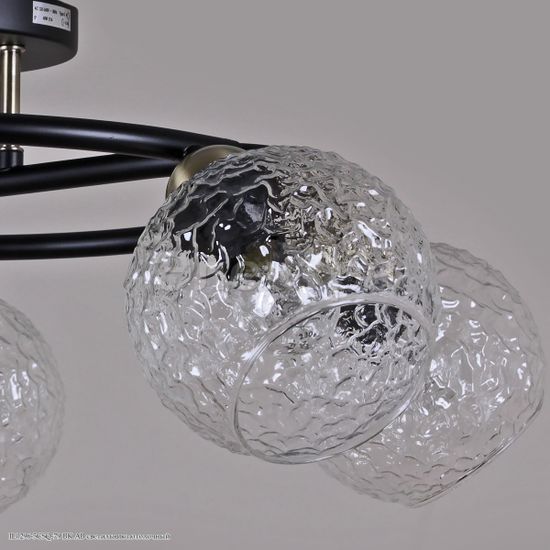 Светильник потолочный IL0296-5CSQ-79 BK AB