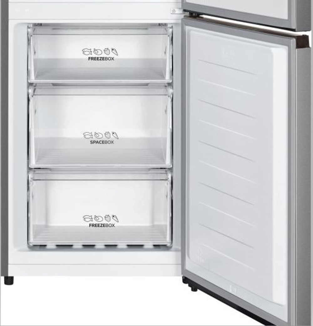 Отдельностоящий двухкамерный холодильник Gorenje NRK619FAS4