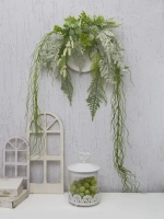 Искусственное растение в кашпо "Папоротники"