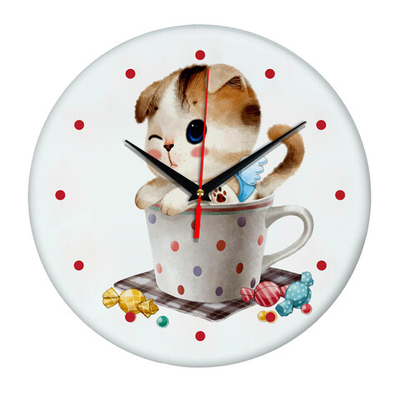 Сувенир и подарок часы Котенок в коробке Декор для дома, подарок