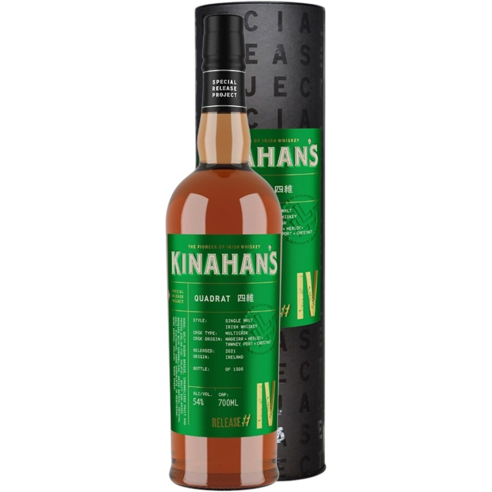 Виски Kinahan's Irish Srp №IV Quadrat Cask 0,7 л. В тубе