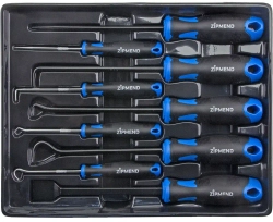 Набор инструментов для демонтажа сальников, уплотнителей и остатков герметика, 9пр.