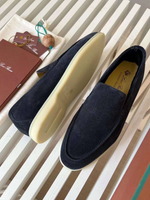 Лоферы Loro Piana Summer Walk с мехом